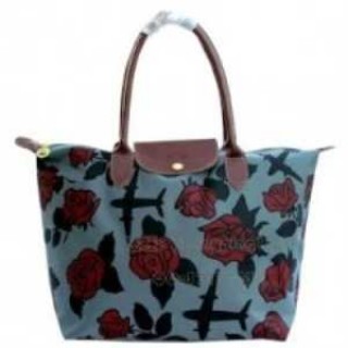 Sac A Main Longchamp soldes sortie Les Pliage Jeremy Scott Cyan